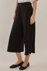 Crystal Crop Jogger Black