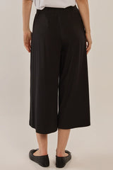 Crystal Crop Jogger Black