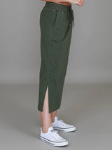 Roberta | Women's Midi Skirt – Cotton Chino