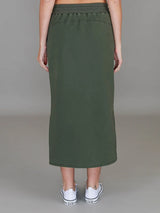 Roberta | Women's Midi Skirt – Cotton Chino