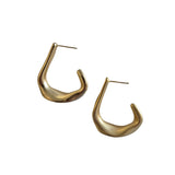 Callie Gold Hoop Earrings