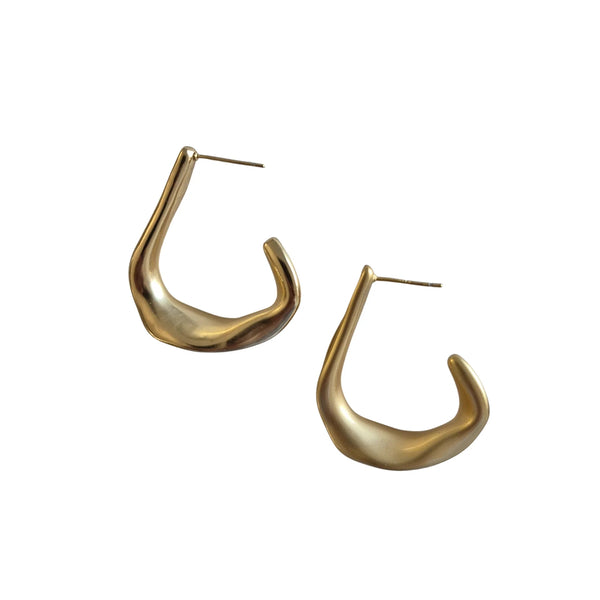 Callie Gold Hoop Earrings
