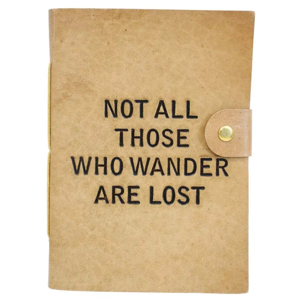 Leather Notebook-Wander