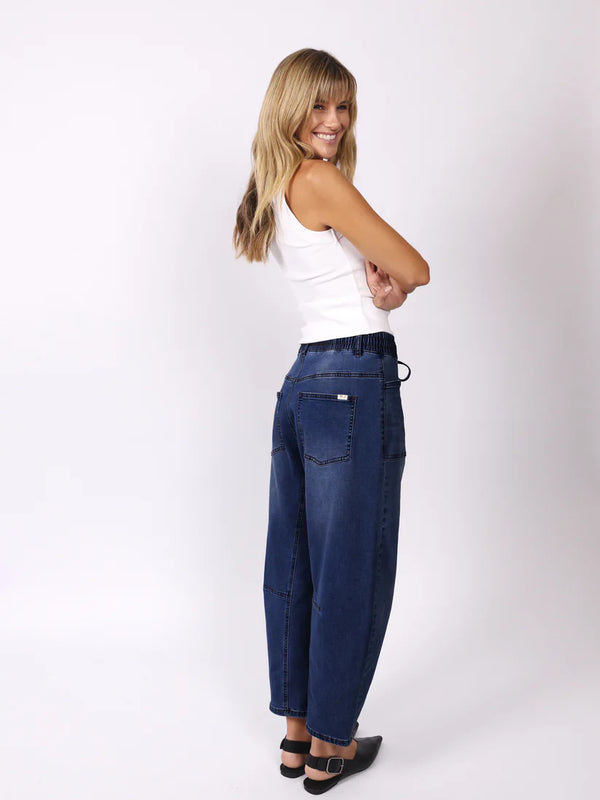Leo Barrel Jeans Ink