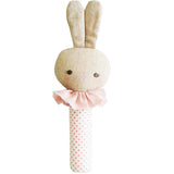 Alimrose Roberta Bunny Squeaker Spot Pink