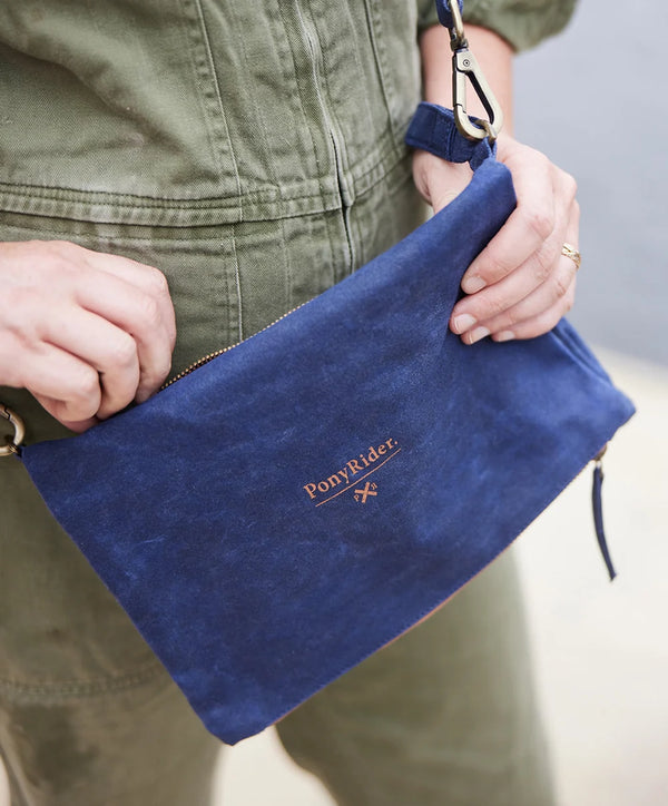 Market Clutch Bag | Navy