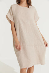 Montaigne Linen Eliza Slimline Linen Dress