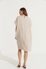 Montaigne Linen Eliza Slimline Linen Dress