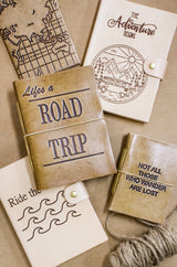 Leather Notebook-Road Trip