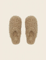 Papinelle Sleepwear-Soft Teddy Mule Brown