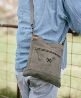 Escapee Satchel Bag I Upcycled I Khaki