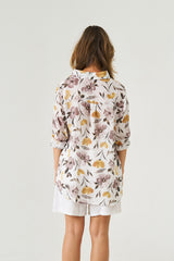 Worthier the Label-Asta linen flower print top