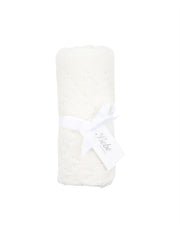 Bebe By Minihaha-KNITTED POINTELLE BLANKET IVORY