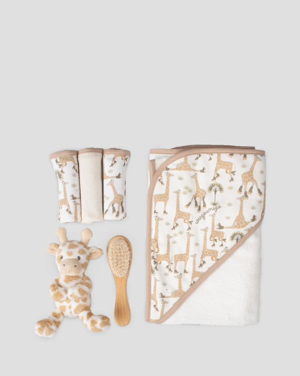 Stevie Necks Giraffe Bath Gift Set