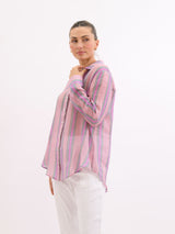 Summer Crush Linen Shirt Pink