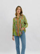Carnival Striped Linen Shirt