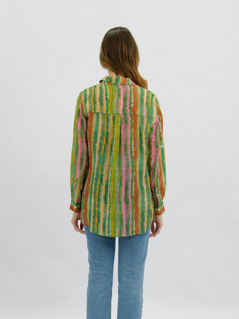 Carnival Striped Linen Shirt