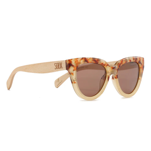 FLUTTER Desert Tort l Sunglasses l Brown Polarised Lens