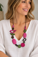 2 Birds Together -Fuchsia