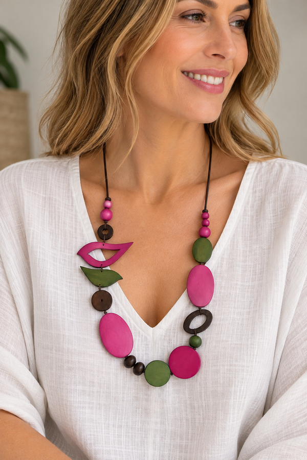 2 Birds Together -Fuchsia