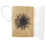 Leather Notebook-Sunflower