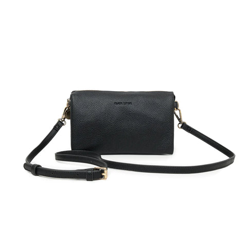 Edie Black Crossbody Bag-Black