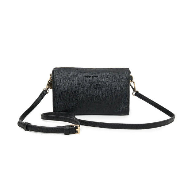 Edie Black Crossbody Bag-Black