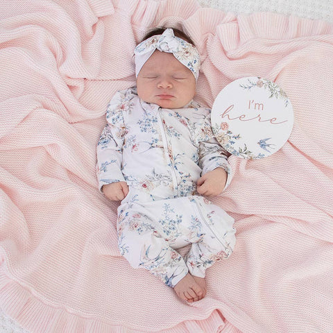 Sweet Swallows Organic Romper
