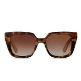SOLUNA MOCHA TORT l Polarised Sunglass l Wooden Arms