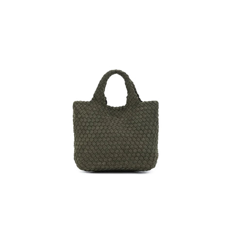 Cherie Olive 2 Piece Suedette Mini Handbag