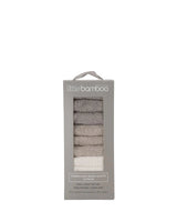 Towelling Washer 10PK - Stone Grey