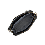 Edie Black Crossbody Bag-Black