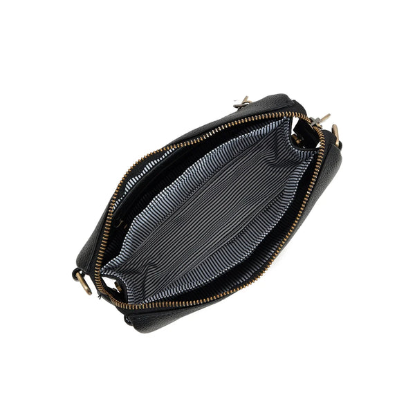 Edie Black Crossbody Bag-Black