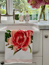 Zjoosh-Botanical Tea Towel Peonies