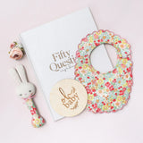 Baby Bunny Stick Rattle Spring Blossom