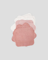 Baby Towelling Washers 10PK - Dusty Rose