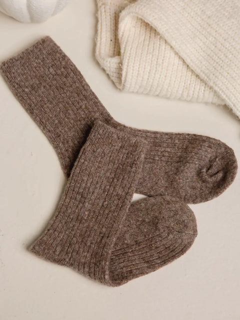 The Comfiest Socks Light Choccy