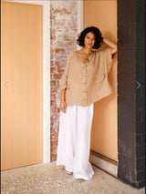 Montaigne Brigitte linen top