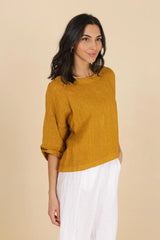 Harper Linen Top