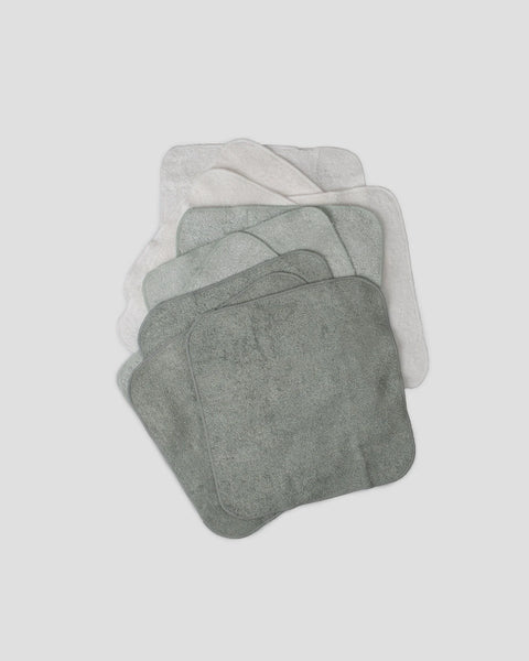 Baby Towelling Washer 10PK - Turtle Bay