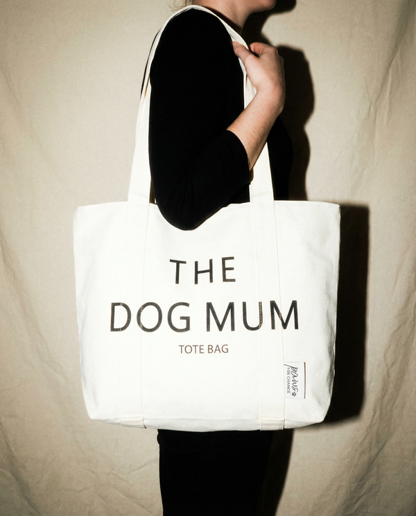 Dog Mum Canvas Tote Oat