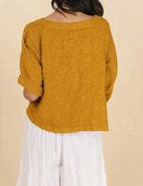 Harper Linen Top