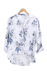 Floral  Linen Shirt