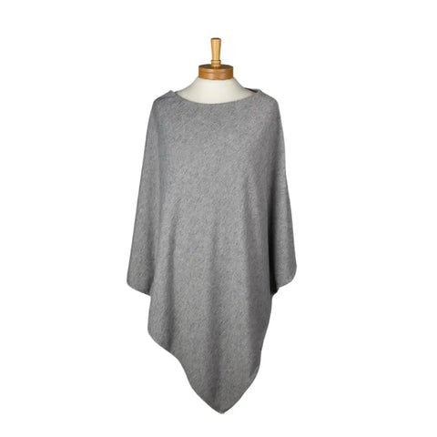 Pearl Poncho-Light Grey