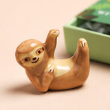 Lisa Angel-Tiny Matchbox Ceramic Sloth Token