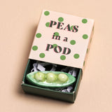 Lisa Angel-Tiny Matchbox Ceramic Peas in a Pod Token