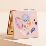 Lisa Angel- Pink Shells Compact Mirror