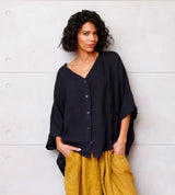 Montaigne Brigitte linen top