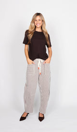Carter Barrel Jeans Chocolate Stripe