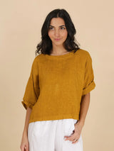 Harper Linen Top
